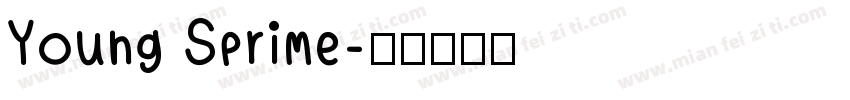 Young Sprime字体转换